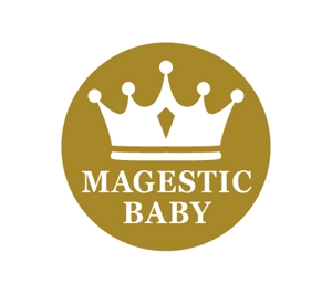 okma48さんの「MAGESTIC BABY」のロゴ作成への提案