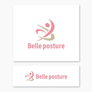 design vero (VERO)さんの姿勢・ストレッチ専門店『Belle posture』のロゴへの提案
