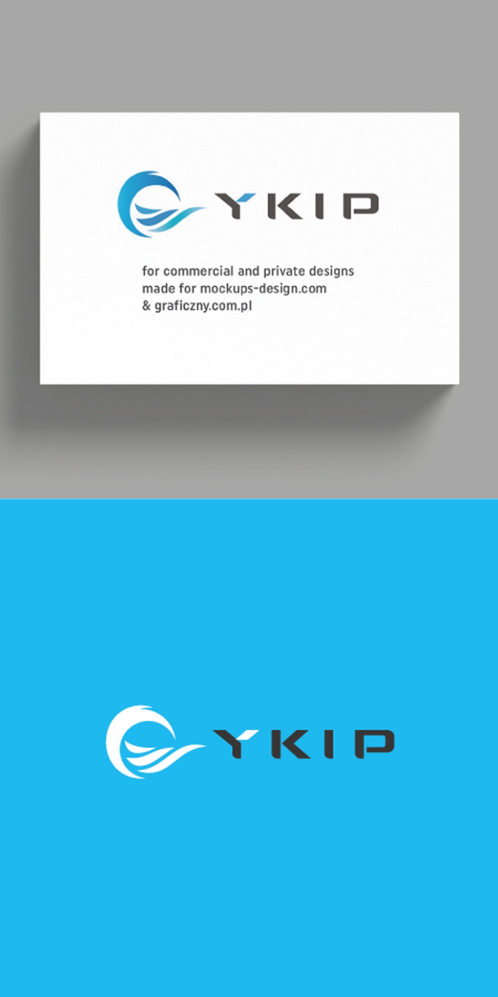当社既存ロゴ＋当社略称「YKIP」4文字の組み合わせアレンジ