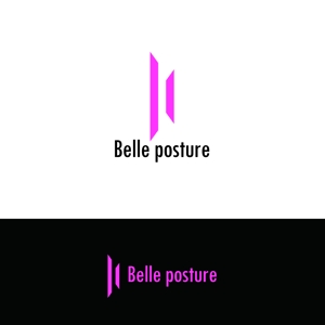 M+DESIGN WORKS (msyiea)さんの姿勢・ストレッチ専門店『Belle posture』のロゴへの提案