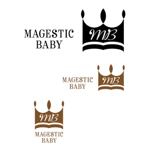 yamahiro (yamahiro)さんの「MAGESTIC BABY」のロゴ作成への提案