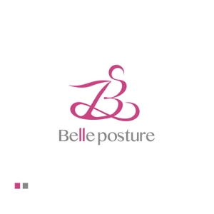 ringthinkさんの姿勢・ストレッチ専門店『Belle posture』のロゴへの提案