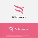 drkigawa (drkigawa)さんの姿勢・ストレッチ専門店『Belle posture』のロゴへの提案