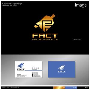 Bash_Design (Bash_Design)さんの建築塗装、ペンキ屋「FACT」のロゴへの提案