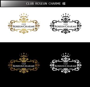 FISHERMAN (FISHERMAN)さんのきゃばくら「CLUB ROSEUN CHARME」のロゴへの提案
