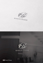 Impactさんのきゃばくら「CLUB ROSEUN CHARME」のロゴへの提案