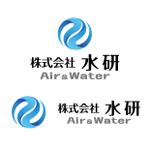 zero6_6 (zero6_6)さんの空調設備、給排水設備　　株式会社　水研　Air&Water  ロゴへの提案