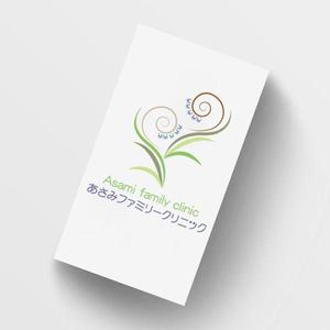 楽久庵 (bears1)さんの「すずらんの花」をモチーフにしたファミリークリニックのロゴへの提案