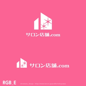 shirokuma_design (itohsyoukai)さんの不動産会社  「サロン店舗.com」のロゴデザインへの提案