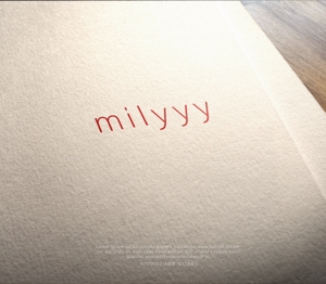 NJONESKYDWS (NJONES)さんのサービス会社「milyyy」のロゴへの提案