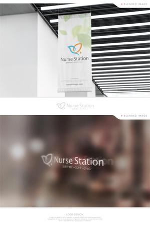 BlueGreen Design (BlueGreen_design_inc)さんの訪問看護ステーションのロゴ作成への提案