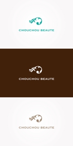 red3841 (red3841)さんのまつ毛エクステサロン「CHOUCHOU BEAUTE（シュシュボーテ）」のロゴへの提案