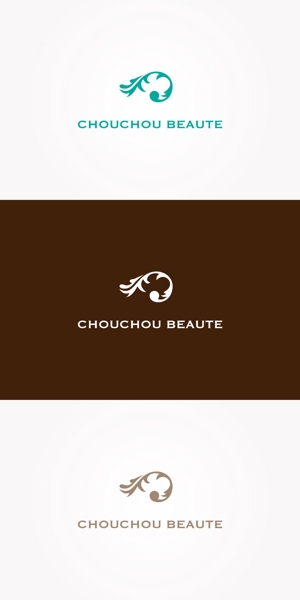 red3841 (red3841)さんのまつ毛エクステサロン「CHOUCHOU BEAUTE（シュシュボーテ）」のロゴへの提案
