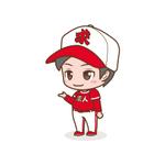 Sanacha (chata_0213)さんの企業求人ページで使用する「野球ゲームのキャラクター風」キャラデザインの制作への提案