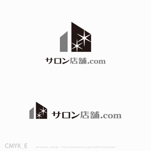 shirokuma_design (itohsyoukai)さんの不動産会社  「サロン店舗.com」のロゴデザインへの提案