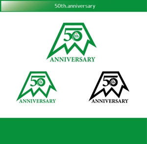 FISHERMAN (FISHERMAN)さんの会社が50周年を迎えたので記念のロゴをデザインへの提案