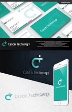 take5-design (take5-design)さんの医療系サイト「Cancer Technology」の企業ロゴへの提案