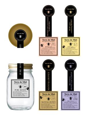 spice (spice)さんのハチミツの販売用ラベルデザインへの提案