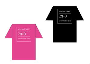 prius (prius2000)さんのジュニアテニスプレーヤー用チームTシャツのデザインへの提案