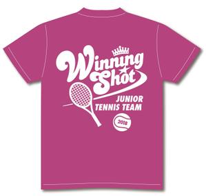 ebi88 (ebi88)さんのジュニアテニスプレーヤー用チームTシャツのデザインへの提案