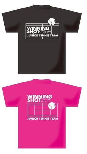 82910001 (82910001)さんのジュニアテニスプレーヤー用チームTシャツのデザインへの提案