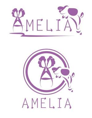 RUNA (runasound)さんのトリミングサロン　ホテル　　AMELIA　のロゴへの提案