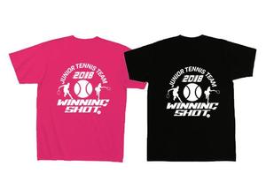 おたま (oiri)さんのジュニアテニスプレーヤー用チームTシャツのデザインへの提案