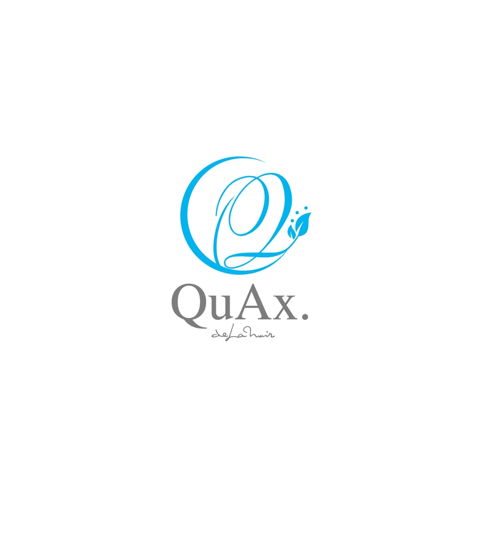美容室の店名「delamair QuAx.」のロゴ