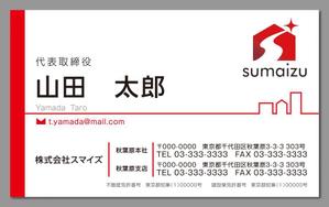 Grünherz (Grunherz)さんの不動産業・建設業「株式会社スマイズ」の名刺デザインへの提案