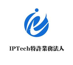 ぽんぽん (haruka0115322)さんの特許事務所　「IPTech特許業務法人」のロゴへの提案