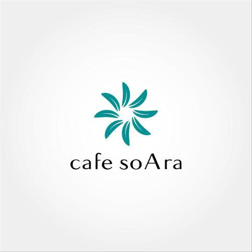 オーガニックカフェ　『cafe soAra』のロゴ