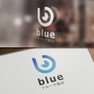 late_design ()さんの不動産の売買・仲介・賃貸  株式会社ブルー不動産のロゴへの提案