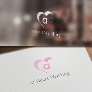 late_design ()さんのブライダル企業「（株）At　Heart　Wedding」のロゴへの提案