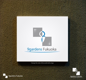 ukokkei (ukokkei)さんの飲食店 9gardens Fukuokaのロゴへの提案
