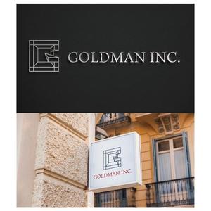 giraffe_designさんの日本にまだない建築関連の輸入商社です。会社名「Goldman Inc.」会社のロゴの製作への提案