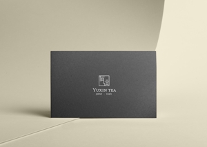 Ü design (ue_taro)さんの高級日本茶「有信」のロゴ作成依頼への提案