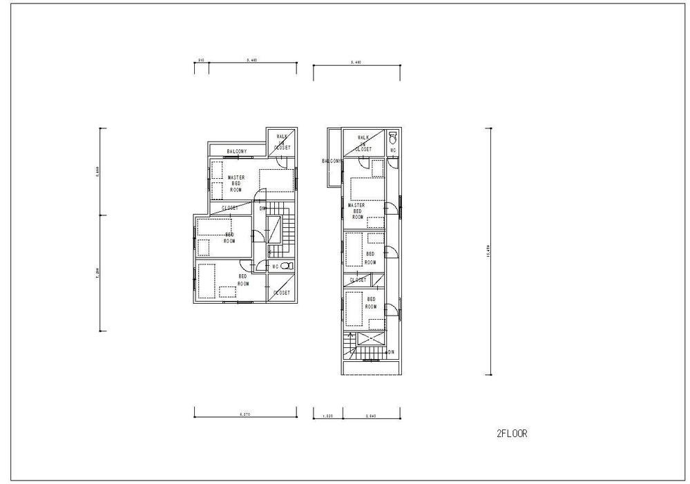 （赤野592-3）個人住宅用間取りプランの作成