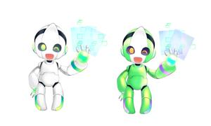 ナポリたん ()さんの業務用ロボット（RPA）のキャラクターデザインへの提案