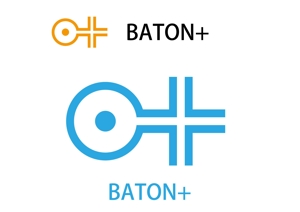 THREEWHEELS (threewheels)さんの北海道の地域活性を目的とした「株式会社BATON+」の新会社ロゴ大募集  への提案