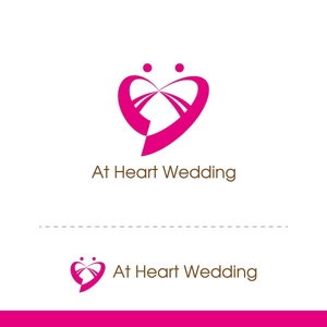 MIND SCAPE DESIGN (t-youha)さんのブライダル企業「（株）At　Heart　Wedding」のロゴへの提案
