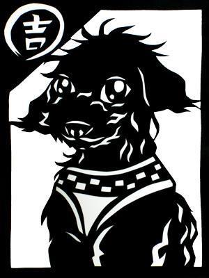 サンシャイン琥珀 (collageland331)さんの社会貢献活動(動物愛護）団体のイメージキャラクター(トイプードル黒）への提案