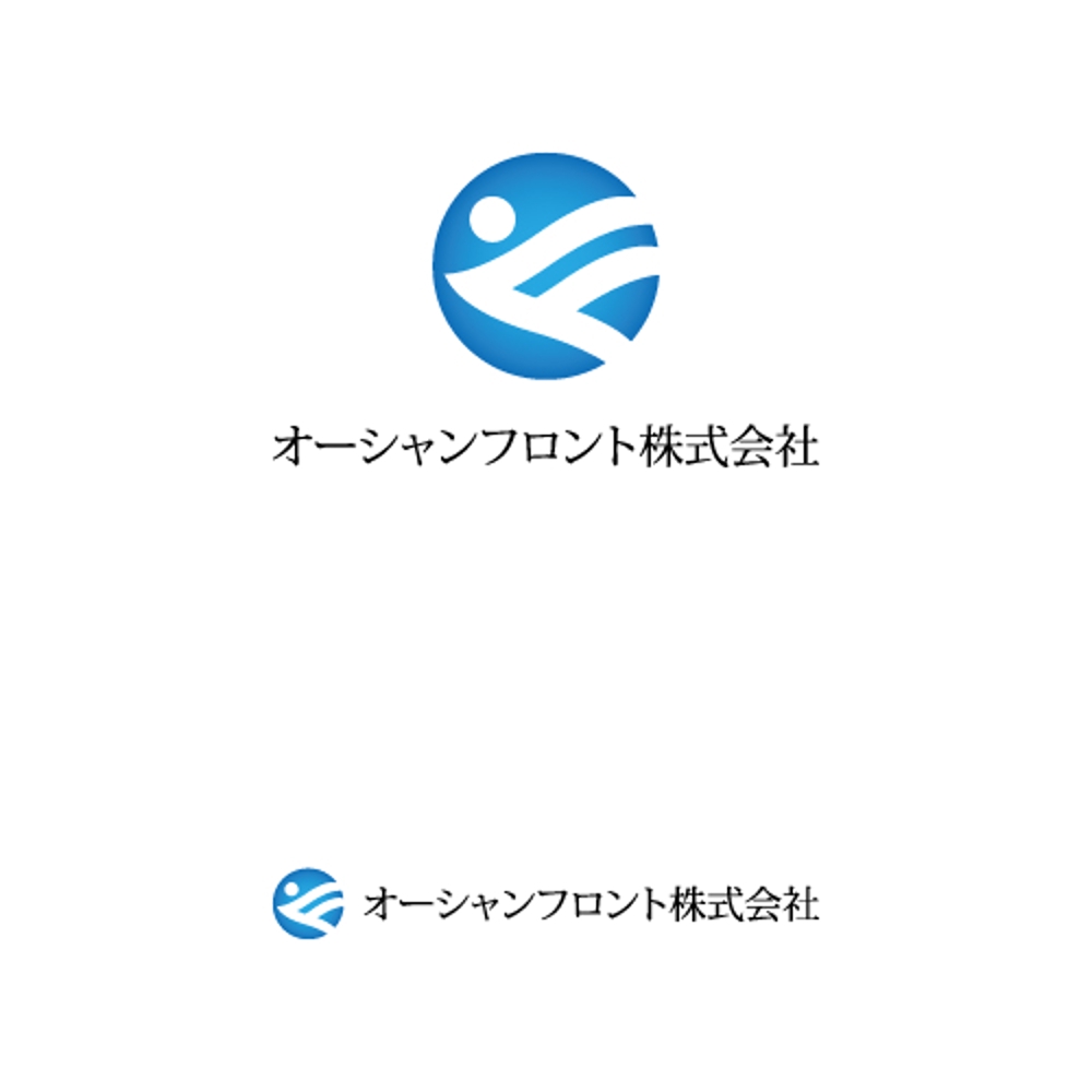 宮古島での簡易宿所運営代行会社『オーシャンフロント株式会社』の会社ロゴ