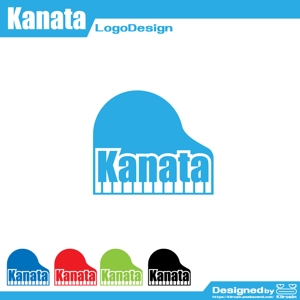 きいろしん (kiirosin)さんのマルチアーティスト【Kanata】の公式ロゴへの提案