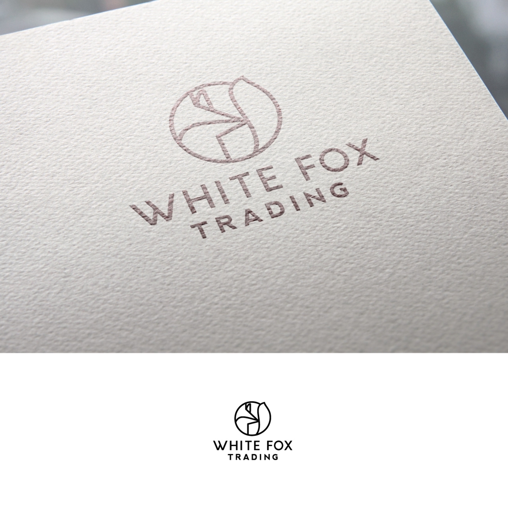 会社ロゴ「WHITE FOX TRADING」のロゴ