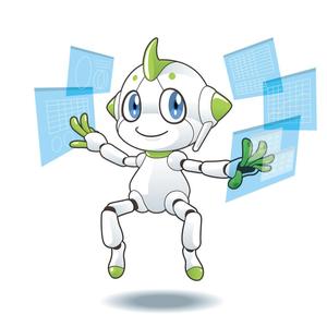 モジュ (whale_moju)さんの業務用ロボット（RPA）のキャラクターデザインへの提案