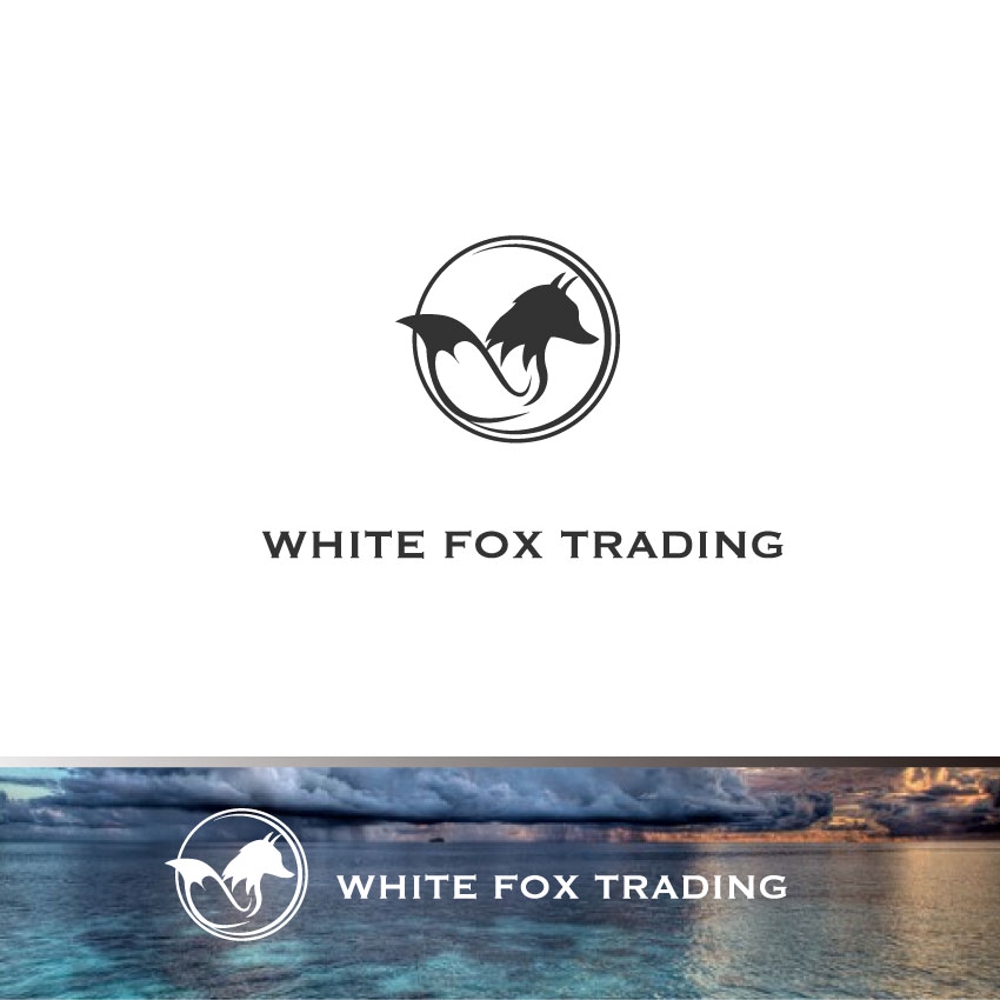 会社ロゴ「WHITE FOX TRADING」のロゴ