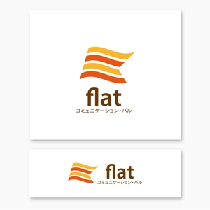 design vero (VERO)さんの居酒屋「コミュニケーション・バル flat」のロゴへの提案