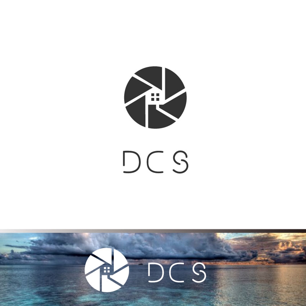 写真撮影会社「DCS」のロゴデザイン