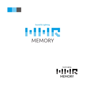 加藤 (lan_kato2018)さんのコンサート音響照明･制作会社「MEMORY」のロゴへの提案