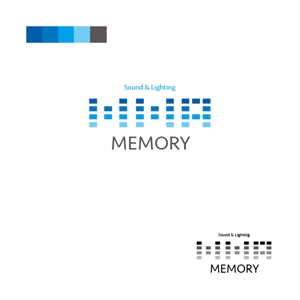 加藤 (lan_kato2018)さんのコンサート音響照明･制作会社「MEMORY」のロゴへの提案